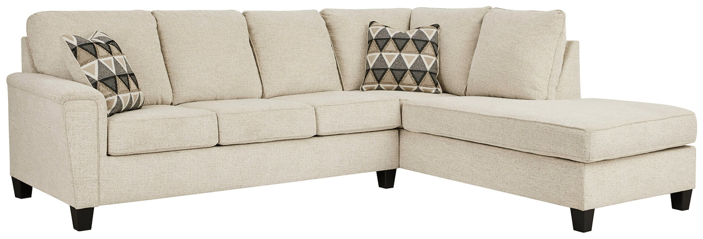 Abinger 2-Piece Sectional with Ottoman at Towne & Country Furniture (AL) furniture, home furniture, home decor, sofa, bedding