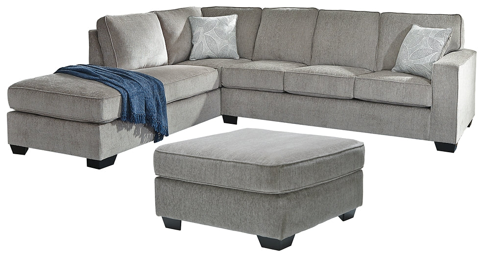 Altari 2-Piece Sleeper Sectional with Ottoman at Towne & Country Furniture (AL) furniture, home furniture, home decor, sofa, bedding