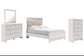 Altyra Full Panel Bed with Mirrored Dresser and Chest at Towne & Country Furniture (AL) furniture, home furniture, home decor, sofa, bedding