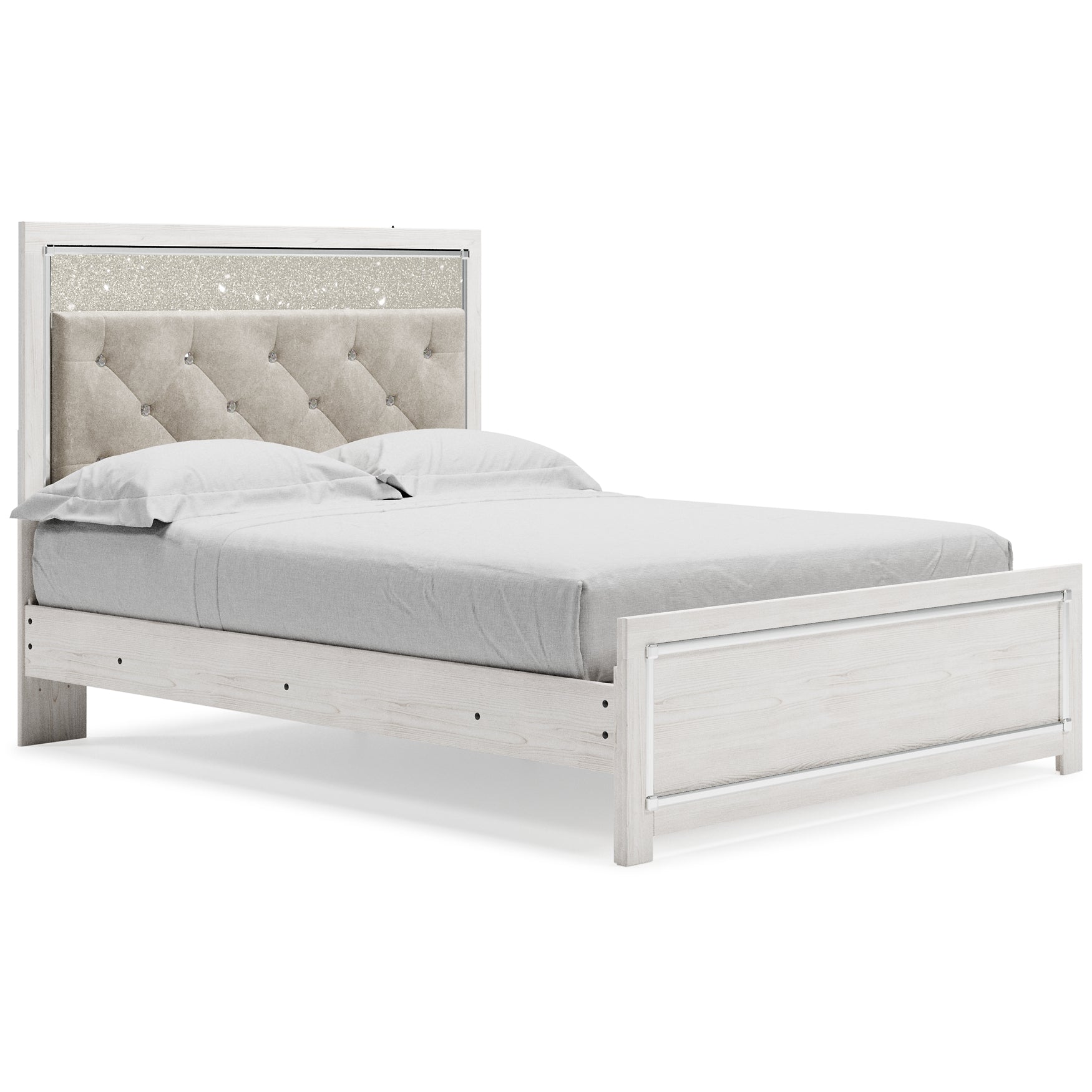 Altyra Queen Panel Bed with Mirrored Dresser, Chest and 2 Nightstands at Towne & Country Furniture (AL) furniture, home furniture, home decor, sofa, bedding