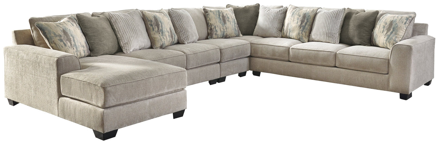 Ardsley 5-Piece Sectional with Chaise at Towne & Country Furniture (AL) furniture, home furniture, home decor, sofa, bedding