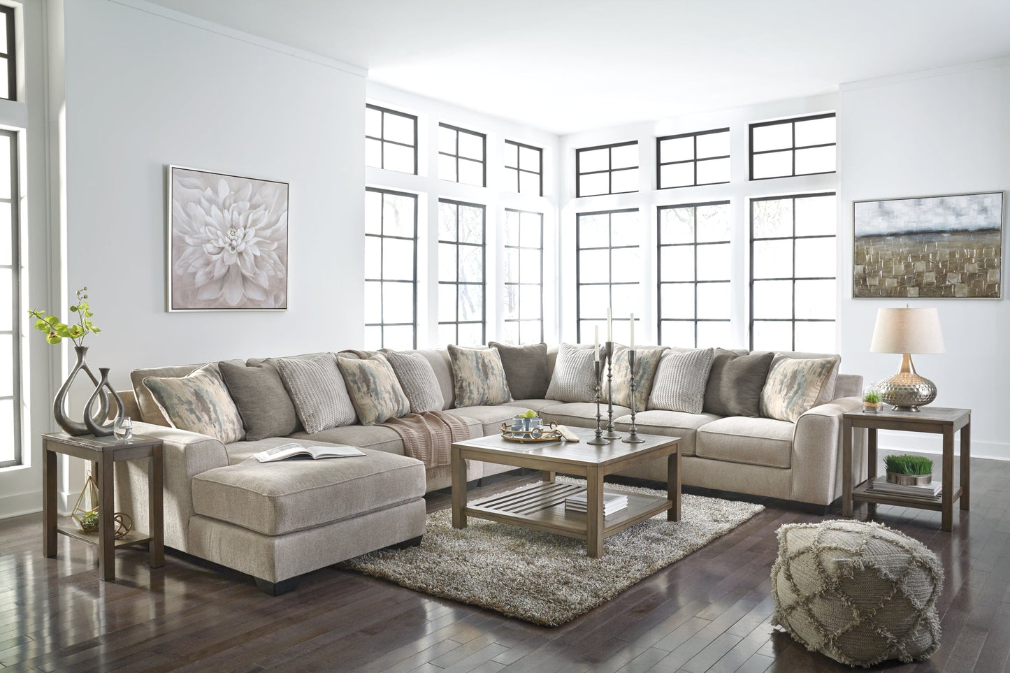 Ardsley 5-Piece Sectional with Chaise at Towne & Country Furniture (AL) furniture, home furniture, home decor, sofa, bedding