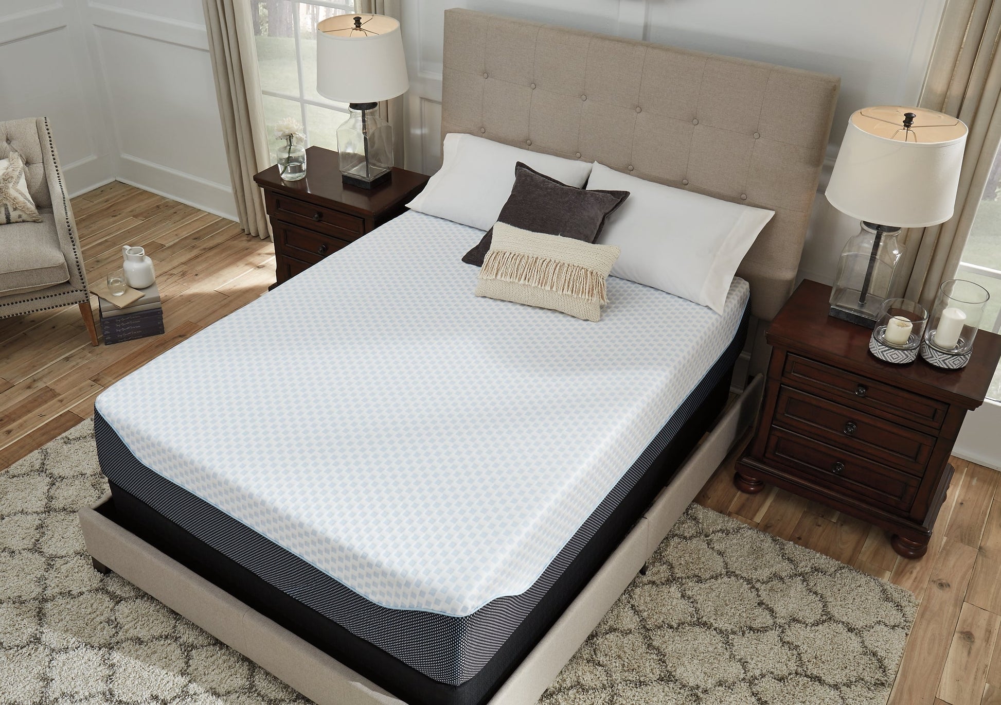 Ashley Express - 14 Inch Chime Elite  Mattress at Towne & Country Furniture (AL) furniture, home furniture, home decor, sofa, bedding