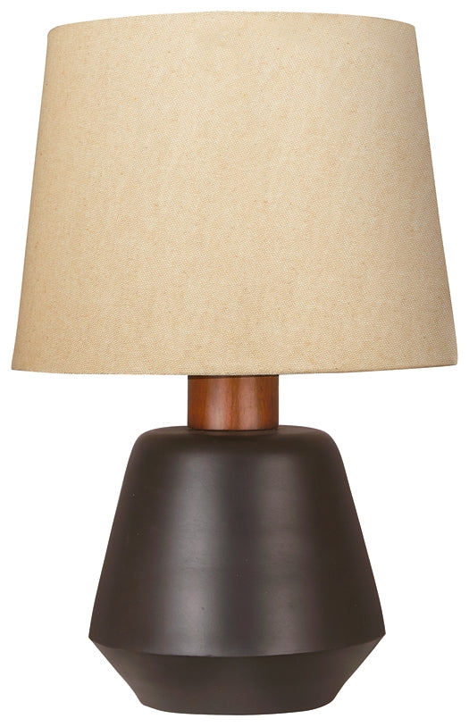 Ashley Express - Ancel Metal Table Lamp (1/CN) at Towne & Country Furniture (AL) furniture, home furniture, home decor, sofa, bedding