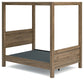Ashley Express - Aprilyn Full Canopy Bed with Dresser at Towne & Country Furniture (AL) furniture, home furniture, home decor, sofa, bedding