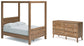 Ashley Express - Aprilyn Full Canopy Bed with Dresser at Towne & Country Furniture (AL) furniture, home furniture, home decor, sofa, bedding