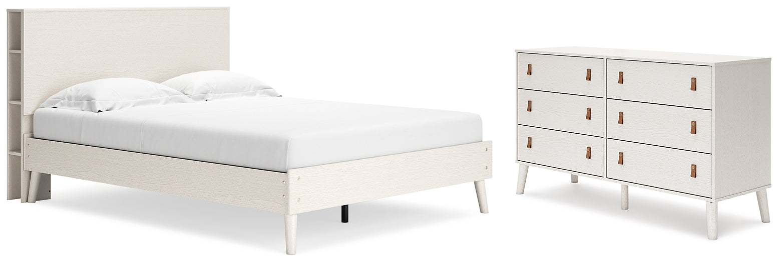 Ashley Express - Aprilyn Queen Bookcase Bed with Dresser at Towne & Country Furniture (AL) furniture, home furniture, home decor, sofa, bedding