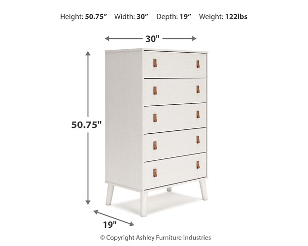 Ashley Express - Aprilyn Twin Platform Bed with Dresser, Chest and 2 Nightstands at Towne & Country Furniture (AL) furniture, home furniture, home decor, sofa, bedding