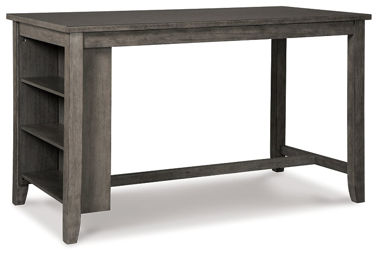 Ashley Express - Caitbrook Counter Height Dining Table and 4 Barstools at Towne & Country Furniture (AL) furniture, home furniture, home decor, sofa, bedding