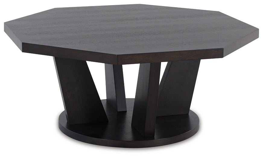 Ashley Express - Chasinfield Octagon Cocktail Table at Towne & Country Furniture (AL) furniture, home furniture, home decor, sofa, bedding