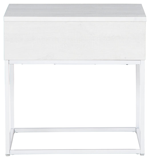 Ashley Express - Deznee Rectangular End Table at Towne & Country Furniture (AL) furniture, home furniture, home decor, sofa, bedding