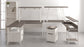 Ashley Express - Dorrinson L-Desk with Storage at Towne & Country Furniture (AL) furniture, home furniture, home decor, sofa, bedding