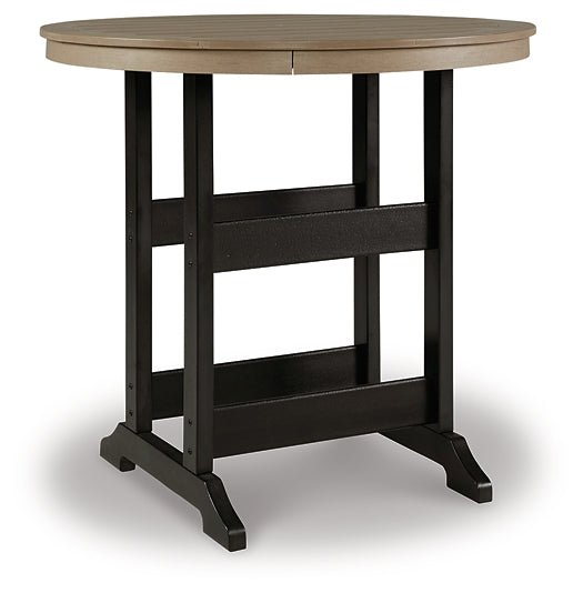 Ashley Express - Fairen Trail Round Bar Table w/UMB OPT at Towne & Country Furniture (AL) furniture, home furniture, home decor, sofa, bedding