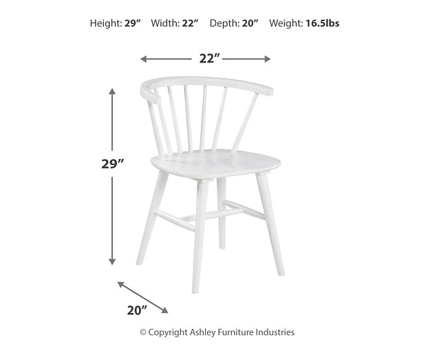 Ashley Express - Grannen Dining Room Side Chair (2/CN) at Towne & Country Furniture (AL) furniture, home furniture, home decor, sofa, bedding