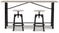 Ashley Express - Karisslyn Counter Height Dining Table and 2 Barstools at Towne & Country Furniture (AL) furniture, home furniture, home decor, sofa, bedding