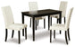 Ashley Express - Kimonte Dining Table and 4 Chairs at Towne & Country Furniture (AL) furniture, home furniture, home decor, sofa, bedding