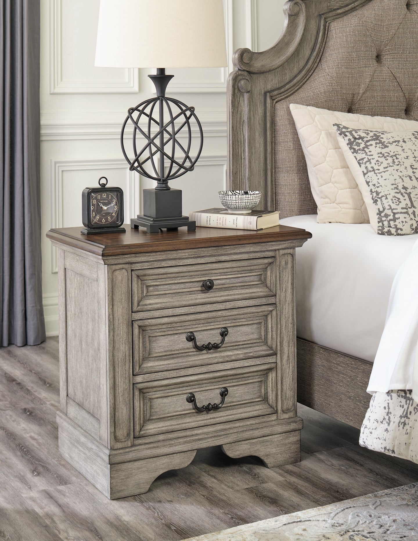 Ashley Express - Lodenbay Three Drawer Night Stand at Towne & Country Furniture (AL) furniture, home furniture, home decor, sofa, bedding