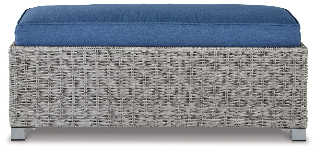 Ashley Express - Naples Beach Bench with Cushion at Towne & Country Furniture (AL) furniture, home furniture, home decor, sofa, bedding