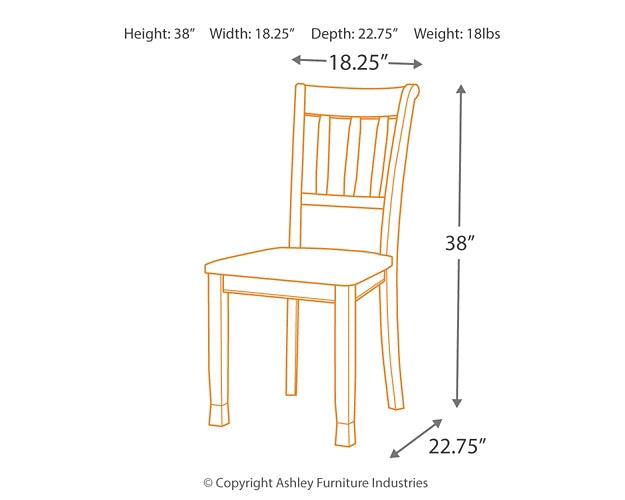 Ashley Express - Owingsville Dining Table and 6 Chairs at Towne & Country Furniture (AL) furniture, home furniture, home decor, sofa, bedding