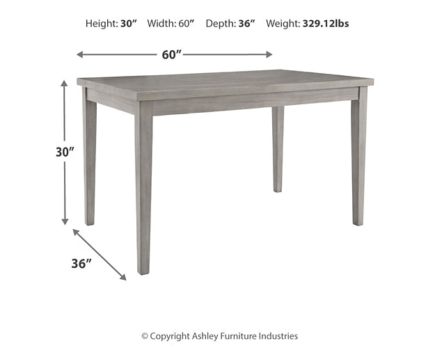 Ashley Express - Parellen Dining Table and 6 Chairs at Towne & Country Furniture (AL) furniture, home furniture, home decor, sofa, bedding