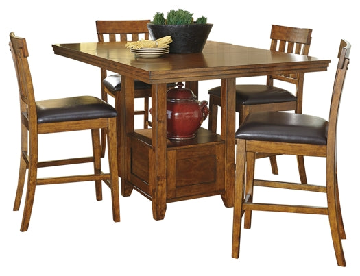 Ashley Express - Ralene Counter Height Dining Table and 4 Barstools at Towne & Country Furniture (AL) furniture, home furniture, home decor, sofa, bedding