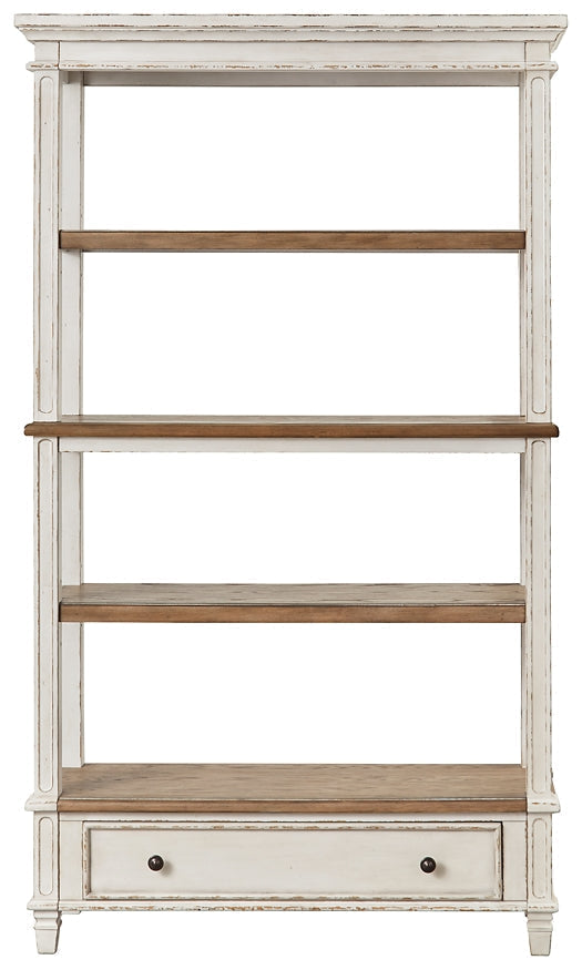 Ashley Express - Realyn Bookcase at Towne & Country Furniture (AL) furniture, home furniture, home decor, sofa, bedding