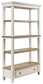 Ashley Express - Realyn Bookcase at Towne & Country Furniture (AL) furniture, home furniture, home decor, sofa, bedding