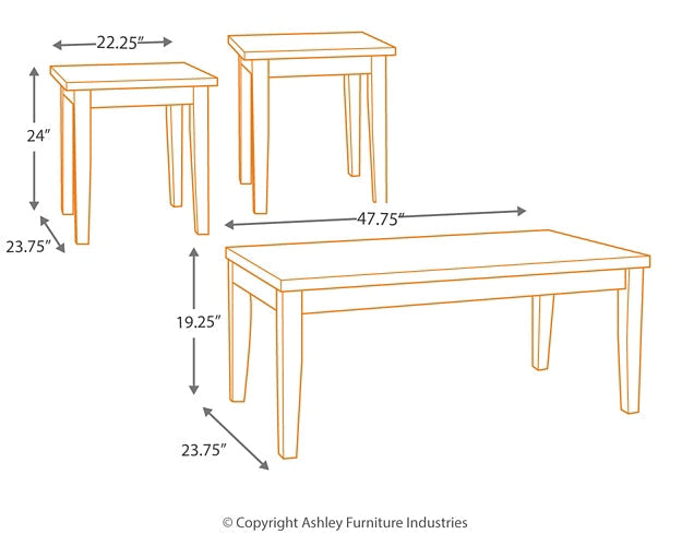 Ashley Express - Theo Occasional Table Set (3/CN) at Towne & Country Furniture (AL) furniture, home furniture, home decor, sofa, bedding