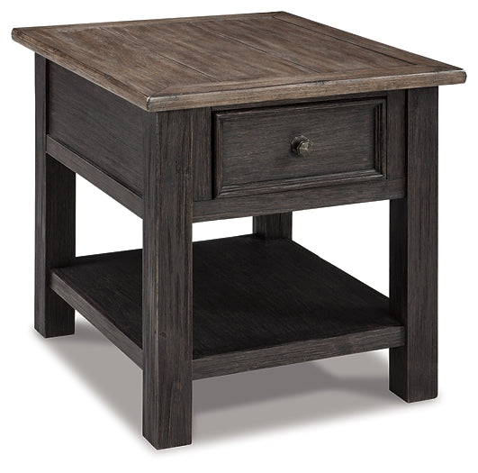 Ashley Express - Tyler Creek Rectangular End Table at Towne & Country Furniture (AL) furniture, home furniture, home decor, sofa, bedding