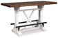 Ashley Express - Valebeck Counter Height Dining Table and 4 Barstools at Towne & Country Furniture (AL) furniture, home furniture, home decor, sofa, bedding