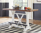 Ashley Express - Valebeck Counter Height Dining Table and 4 Barstools at Towne & Country Furniture (AL) furniture, home furniture, home decor, sofa, bedding