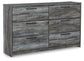 Baystorm King Panel Headboard with Mirrored Dresser and 2 Nightstands at Towne & Country Furniture (AL) furniture, home furniture, home decor, sofa, bedding