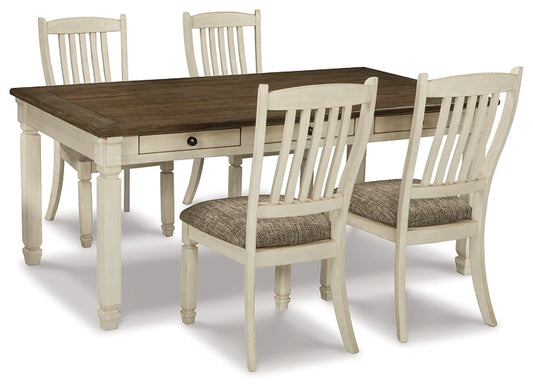 Bolanburg Dining Table and 4 Chairs at Towne & Country Furniture (AL) furniture, home furniture, home decor, sofa, bedding