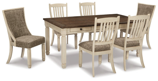 Bolanburg Dining Table and 6 Chairs at Towne & Country Furniture (AL) furniture, home furniture, home decor, sofa, bedding