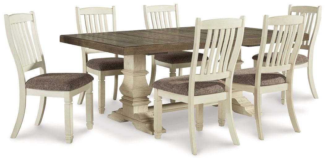 Bolanburg Dining Table and 6 Chairs at Towne & Country Furniture (AL) furniture, home furniture, home decor, sofa, bedding