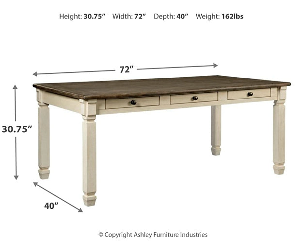 Bolanburg Dining Table and 6 Chairs at Towne & Country Furniture (AL) furniture, home furniture, home decor, sofa, bedding