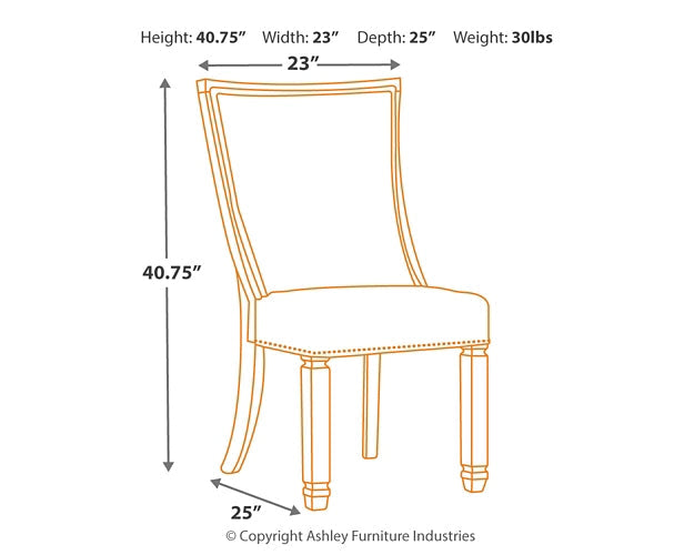 Bolanburg Dining Table and 6 Chairs at Towne & Country Furniture (AL) furniture, home furniture, home decor, sofa, bedding