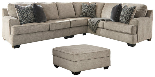 Bovarian 3-Piece Sectional with Ottoman at Towne & Country Furniture (AL) furniture, home furniture, home decor, sofa, bedding