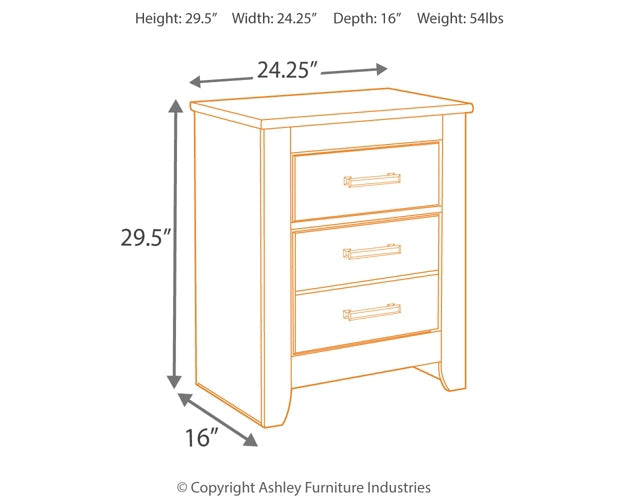 Brinxton Full Panel Bed with Nightstand at Towne & Country Furniture (AL) furniture, home furniture, home decor, sofa, bedding