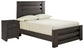 Brinxton Full Panel Bed with Nightstand at Towne & Country Furniture (AL) furniture, home furniture, home decor, sofa, bedding