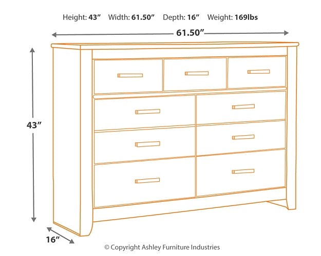 Brinxton Queen Panel Bed with Dresser at Towne & Country Furniture (AL) furniture, home furniture, home decor, sofa, bedding