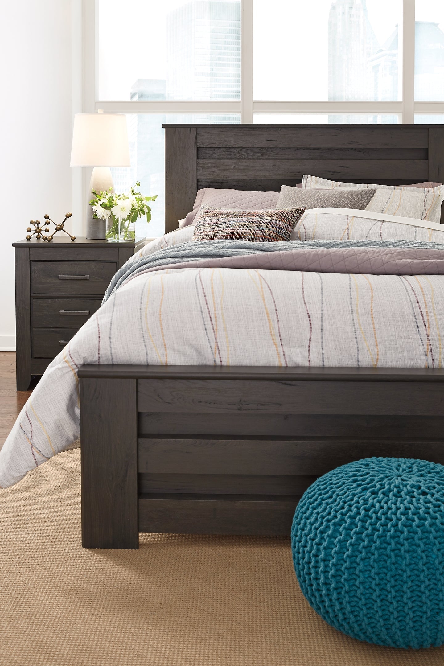 Brinxton Queen Panel Bed with Dresser at Towne & Country Furniture (AL) furniture, home furniture, home decor, sofa, bedding