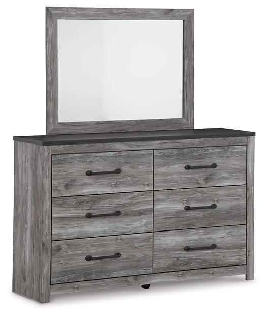 Bronyan Queen Panel Bed with Mirrored Dresser at Towne & Country Furniture (AL) furniture, home furniture, home decor, sofa, bedding