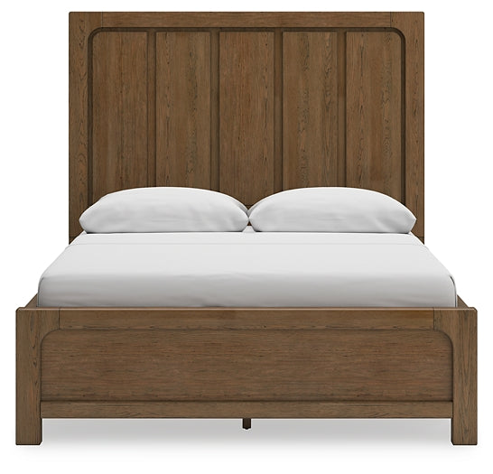 Cabalynn Queen Panel Bed with Storage with Mirrored Dresser, Chest and 2 Nightstands at Towne & Country Furniture (AL) furniture, home furniture, home decor, sofa, bedding