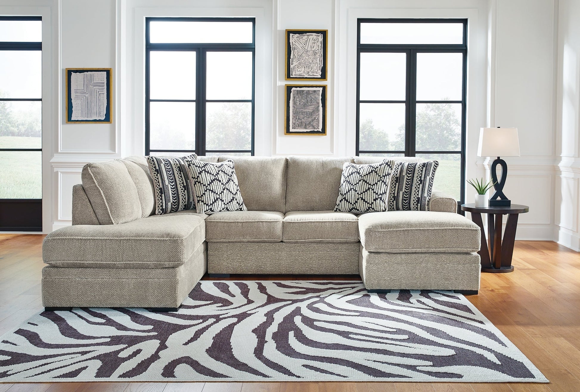 Financing Available for Calnita 2 Piece Sectional with Chaise at