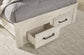 Cambeck Full Panel Bed with 4 Storage Drawers with Mirrored Dresser, Chest and Nightstand at Towne & Country Furniture (AL) furniture, home furniture, home decor, sofa, bedding