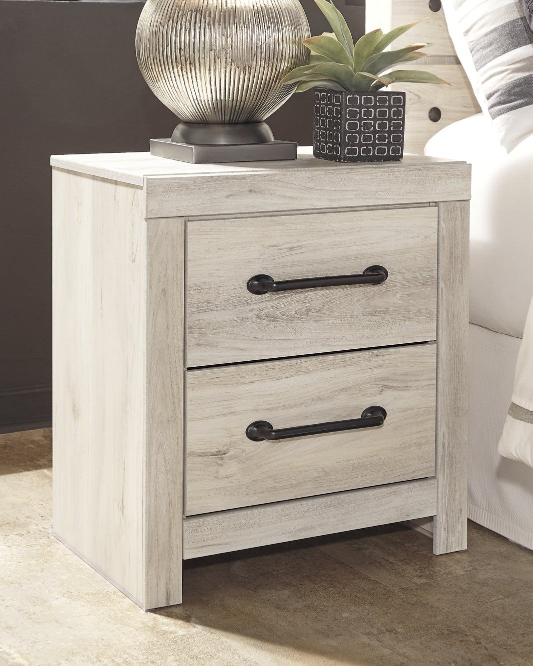 Cambeck King Upholstered Panel Bed with Mirrored Dresser, Chest and 2 Nightstands at Towne & Country Furniture (AL) furniture, home furniture, home decor, sofa, bedding