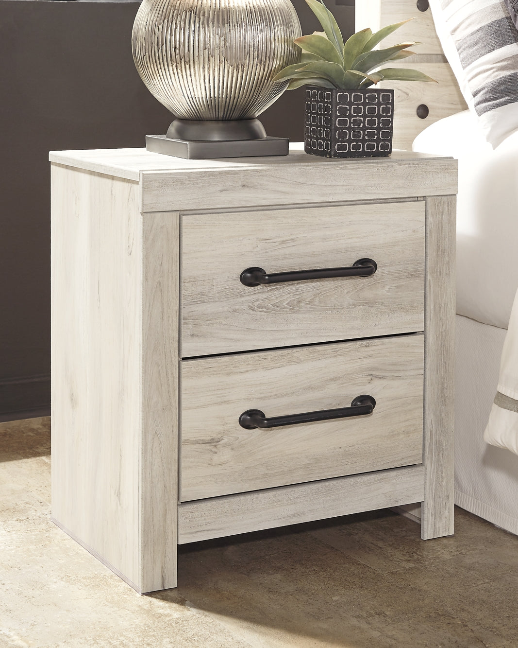 Cambeck Queen Upholstered Panel Bed with Mirrored Dresser, Chest and Nightstand at Towne & Country Furniture (AL) furniture, home furniture, home decor, sofa, bedding