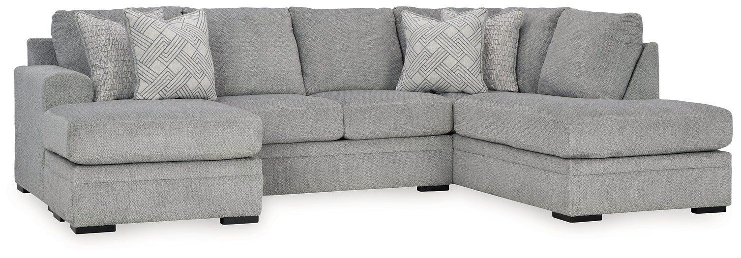 Casselbury 2-Piece Sectional with Ottoman at Towne & Country Furniture (AL) furniture, home furniture, home decor, sofa, bedding