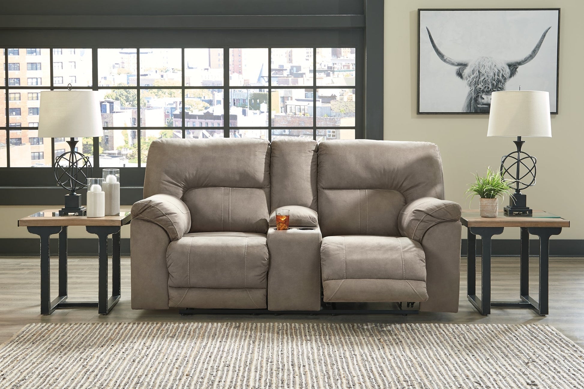 Cavalcade DBL REC PWR Loveseat w/Console at Towne & Country Furniture (AL) furniture, home furniture, home decor, sofa, bedding